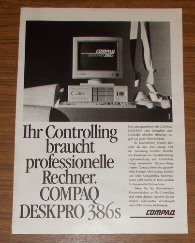 Rare advertising compaq - advertising,