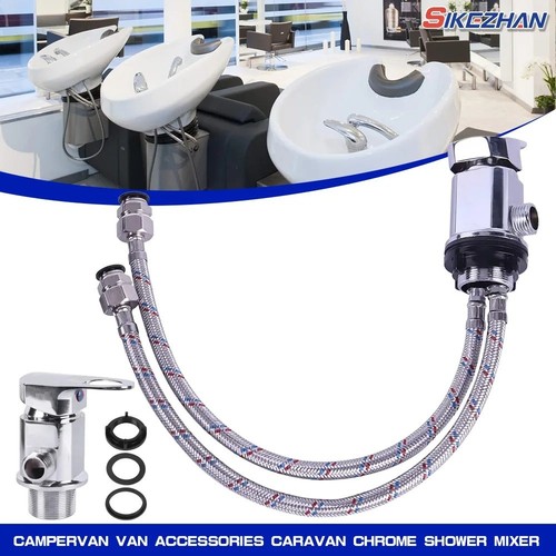 Chrome caravan shower - chrome,