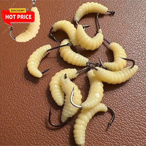 Rubber maggots fishing bait - rubber,