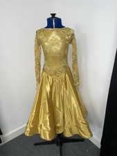 Gold Juvenile Ballroom Dress Age 5-7 Years