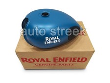 FIT FOR ROYAL ENFIELD CLASSIC 500 BS4 PETROL GAS FUEL TANK SQUADRON BLUE