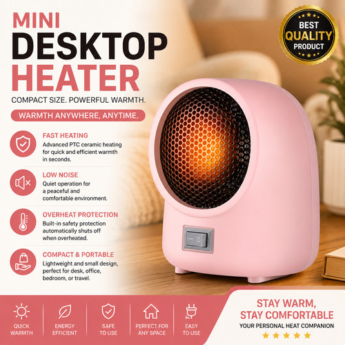 Mini electric heater portable - electric,
