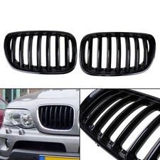 Gloss Black Front Kidney Grill