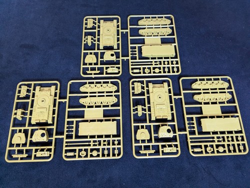 British comet tank sprues - 3,