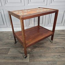 Vintage Teak Drinks Trolley