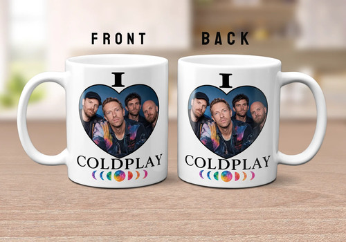 Love coldplay mug - love,