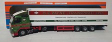 SCARCE TEKNO 1.50 HE PAYNE #60 FH12 4X2 CAB VOLVO WHITE FRIDGE TRAILER BOXED B