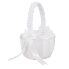 Flower Girl Basket – White 