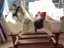 Vintage Wooden  Rocking Horse