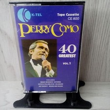 PERRY COMO 40 GREATEST VOL 1 CASSETTE TAPE ALBUM - RARE RETRO VINTAGE