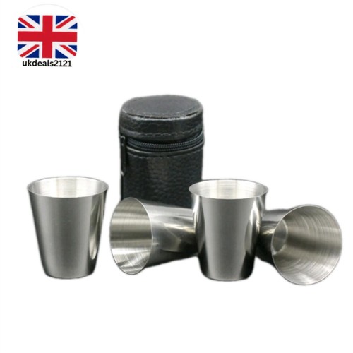 4pcs stainless steel shot - 4pcs,
