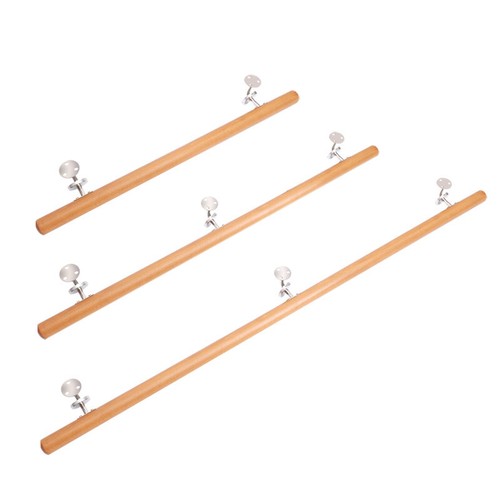 Wooden stair handrail beech - wooden, 1m