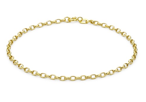 9ct yellow gold belcher - gold,