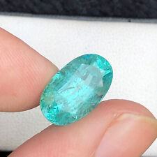 7 CT Natural Neon Blue Paraiba Like Color Tourmaline Gemstone From Afghanistan