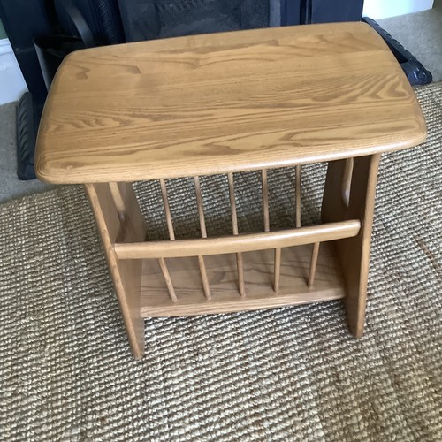 Ercol blonde magazine rack - blonde,