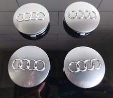 Set of 4 x Audi Centre Caps  (60mm)