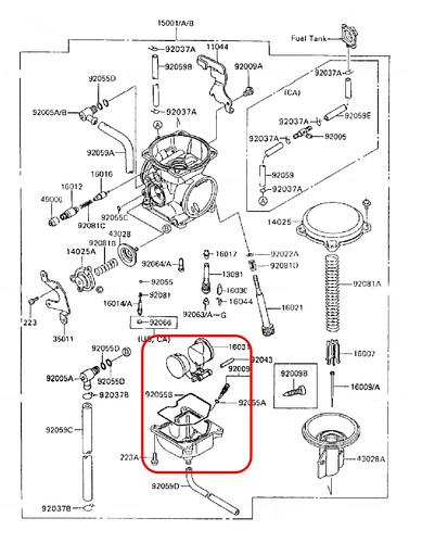 Carburetor float chamber - carburetor,
