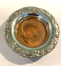 Vintage Silver Plated Wood