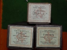 3  Pianola Rolls Singorsky Sweet Memories Vision of Salome A Goodbye