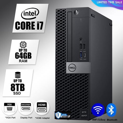 Dell desktop computer up - dell, i7,up