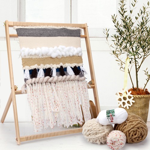 Wooden handmade weaving loom - wooden,