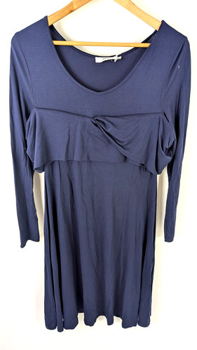 Navy myrine dress - (uk), m