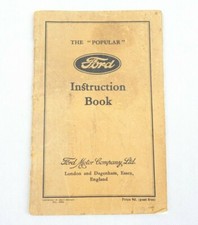 Ford - The "Popular" Instruction Book December. 1934 - Motor Company Ltd.