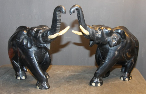 Pair 2kg antique ebony - pair[2.2kg],