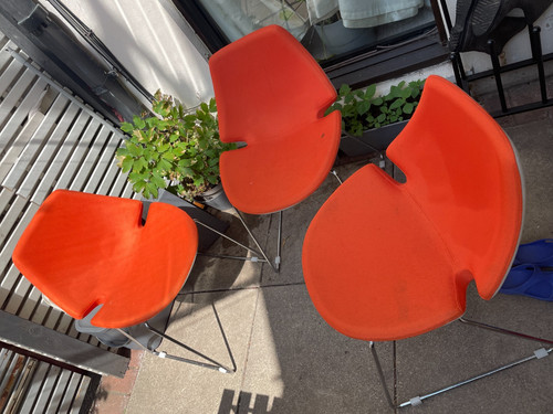 Space age chairs - chairs, of