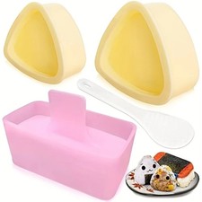 DIY Food Press Triangle Musubi Maker Kit Durable Sushi Mold Maker