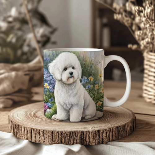 Bichon frisé 11oz - frisé, dog