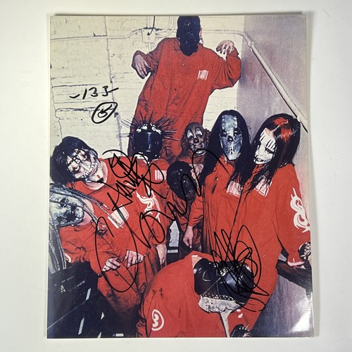 Autographed slipknot 1999 - slipknot, self