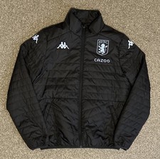 Aston Villa Full Zip Kappa Training Coat, Medium, Excellent Condition