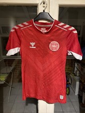 Denmark Hummel Home Football Shirt Small 
