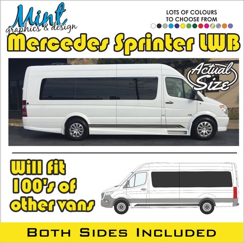 Lwb mercedes sprinter - mercedes, side