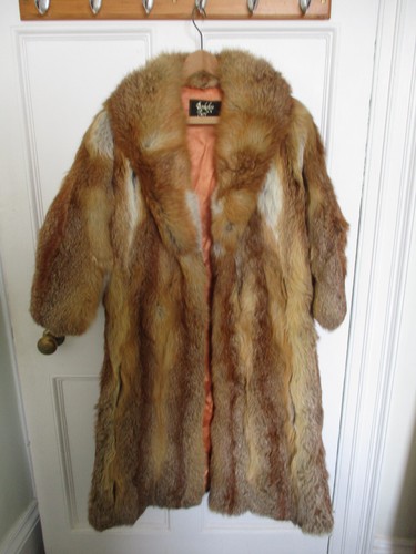 1970 vintage red fox - fox, fur