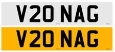 V20 NAG Registration Plate on