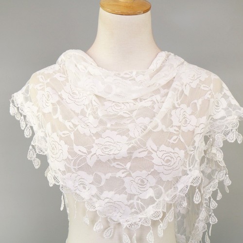 Triangle scarf lace headwrap - scarf,