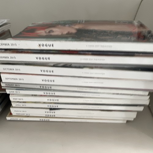 Vogue magazine lot 2015 issues - vogue,