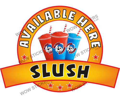 Slush available here sticker - slush,