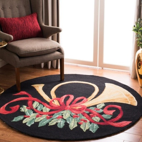 Round area rug - round,