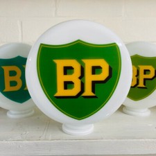 BP 1947 Medium 10 inch Gas Pump Globe, Oil Petrol Garage Automotive Memorabilia