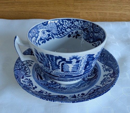 Spode blue italian breakfast - italian,
