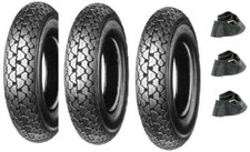 KIT 3 PNEUMATICI MICHELIN + 3 CAMERE 3.50-10 S83 59J LML STAR 125 150 151 200
