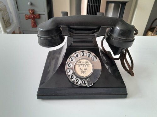 Siemens 312 bakelite phone - siemens, for