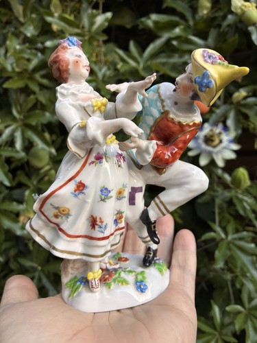 Harlequin lady porcelain - harlequin,