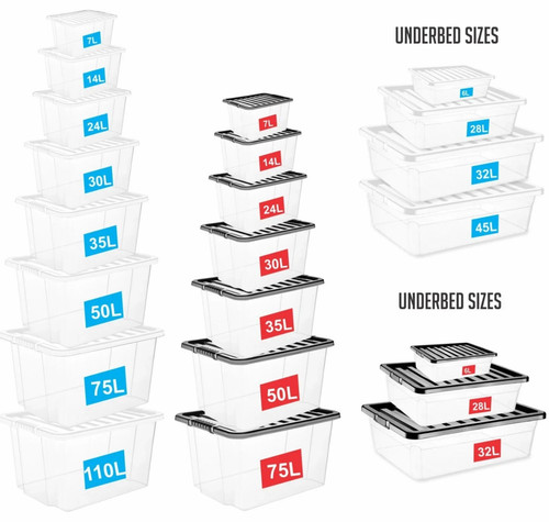 Plastic storage boxes with - storage,