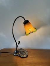 Vintage Lily Table Lamp Hand