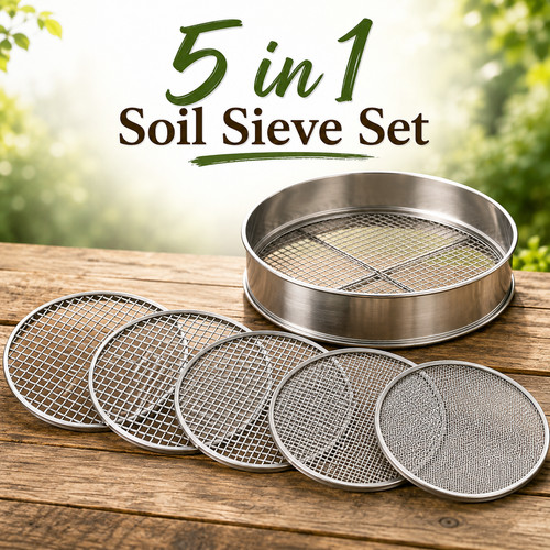 Stainless steel soil - 5-in-1,