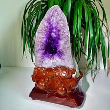 30.2LB Restoration of Natural Amethyst Cave Quartz Cluster Crystal Church Specim